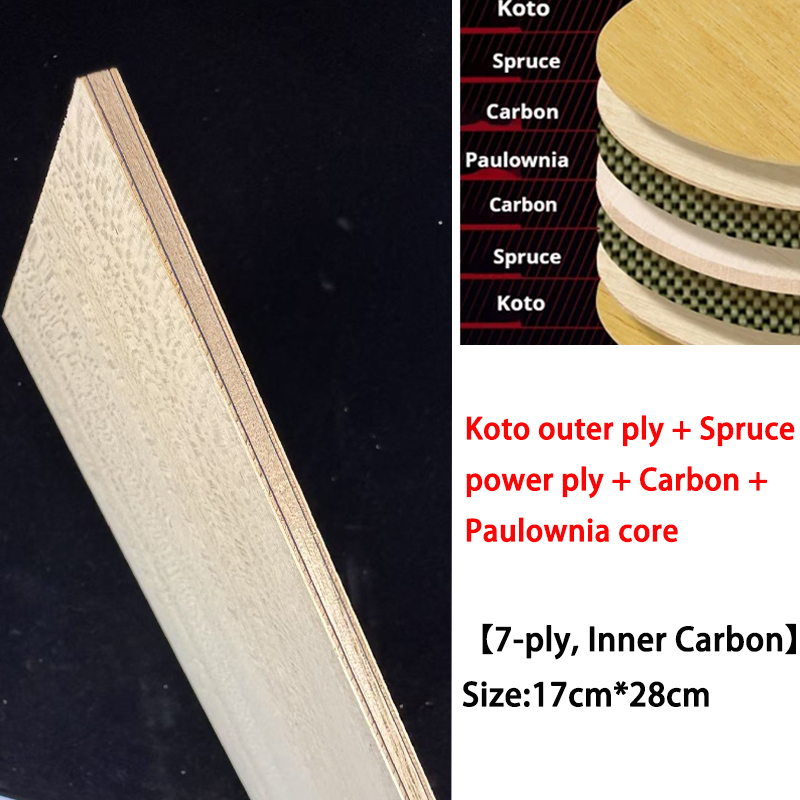 Table Tennis Blade - Koto DIY Table Tennis Blade Wood