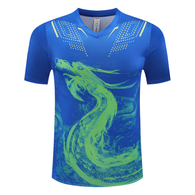 Table Tennis Zhang Jike - Dragon Men's Table Tennis T-Shirt Neư