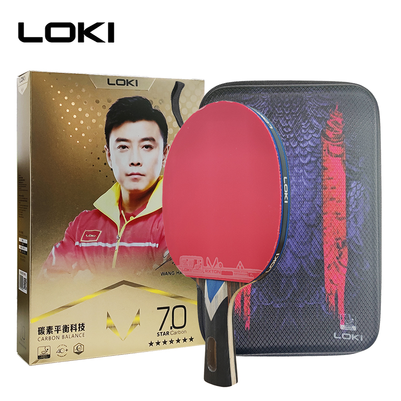 Table Tennis Forehand Rubber - Loki 7 Star Table Tennis Racket