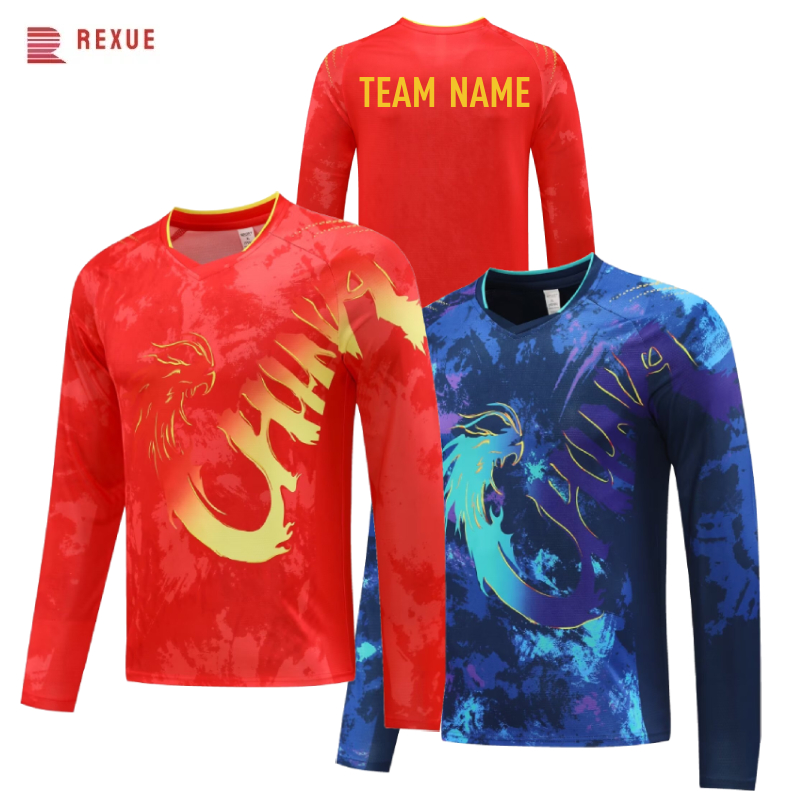 Table Tennis Zhang Jike - China Dragon Long Sleeve Table Tennis