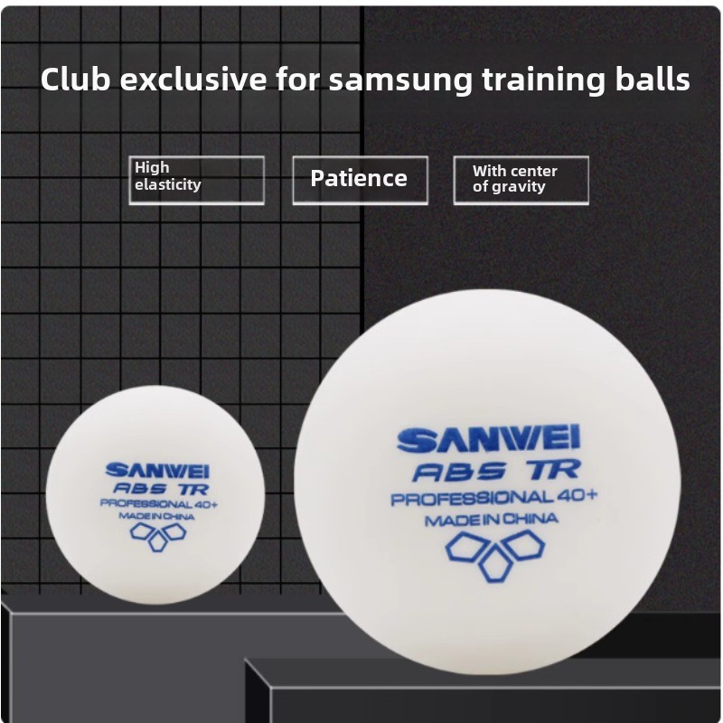 50 100 pcs Sanwei New Material - Table Tennis Robot ulasan dan harga