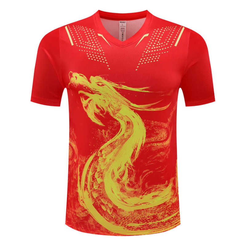 Dragon Men's Table Tennis T-Sh - Table Tennis Zhang Jike ulasan dan harga