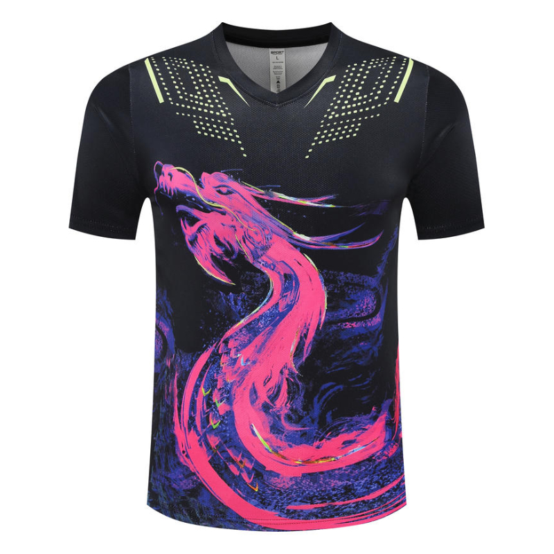 Dragon Men's Table Tennis T-Sh - Table Tennis Zhang Jike ulasan dan harga
