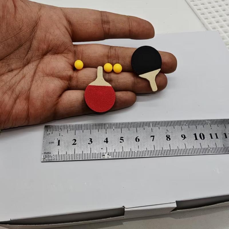 1Set Dollhouse Miniature Ping  - Table Tennis Video Game ulasan dan harga