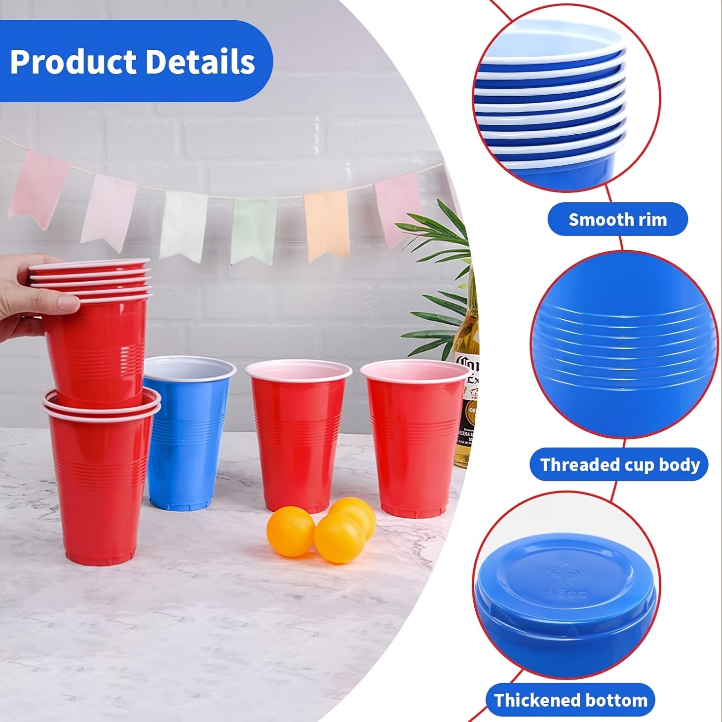 Beer Pong Game Set & Party Cup - Table Tennis Olympics ulasan dan harga