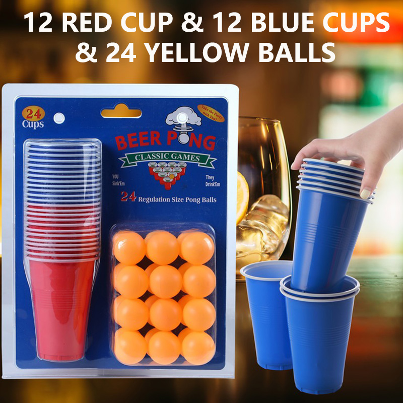 Beer Pong Game Set & Party Cup - Table Tennis Olympics ulasan dan harga