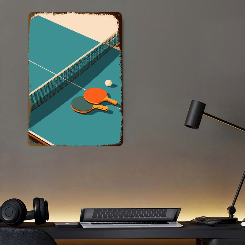 Table Tennis Still Life Illust - Table Tennis Illustration ulasan dan harga