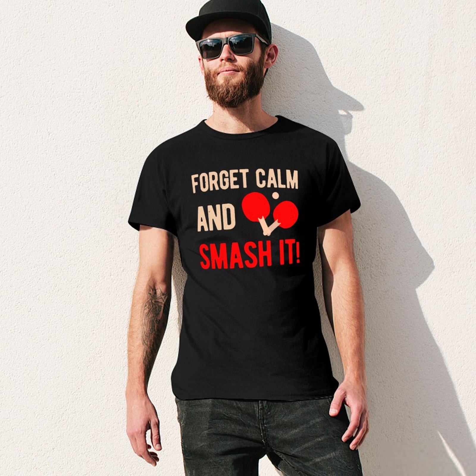 Funny Table Tennis T-Shirt Sof - Table Tennis Touch ulasan dan harga