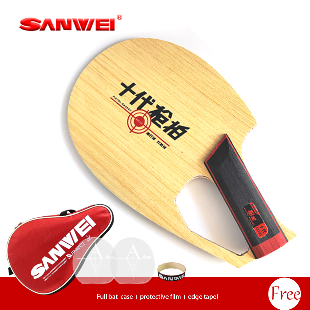 Original SANWEI Patented Pisto - Table Tennis Blade ulasan dan harga