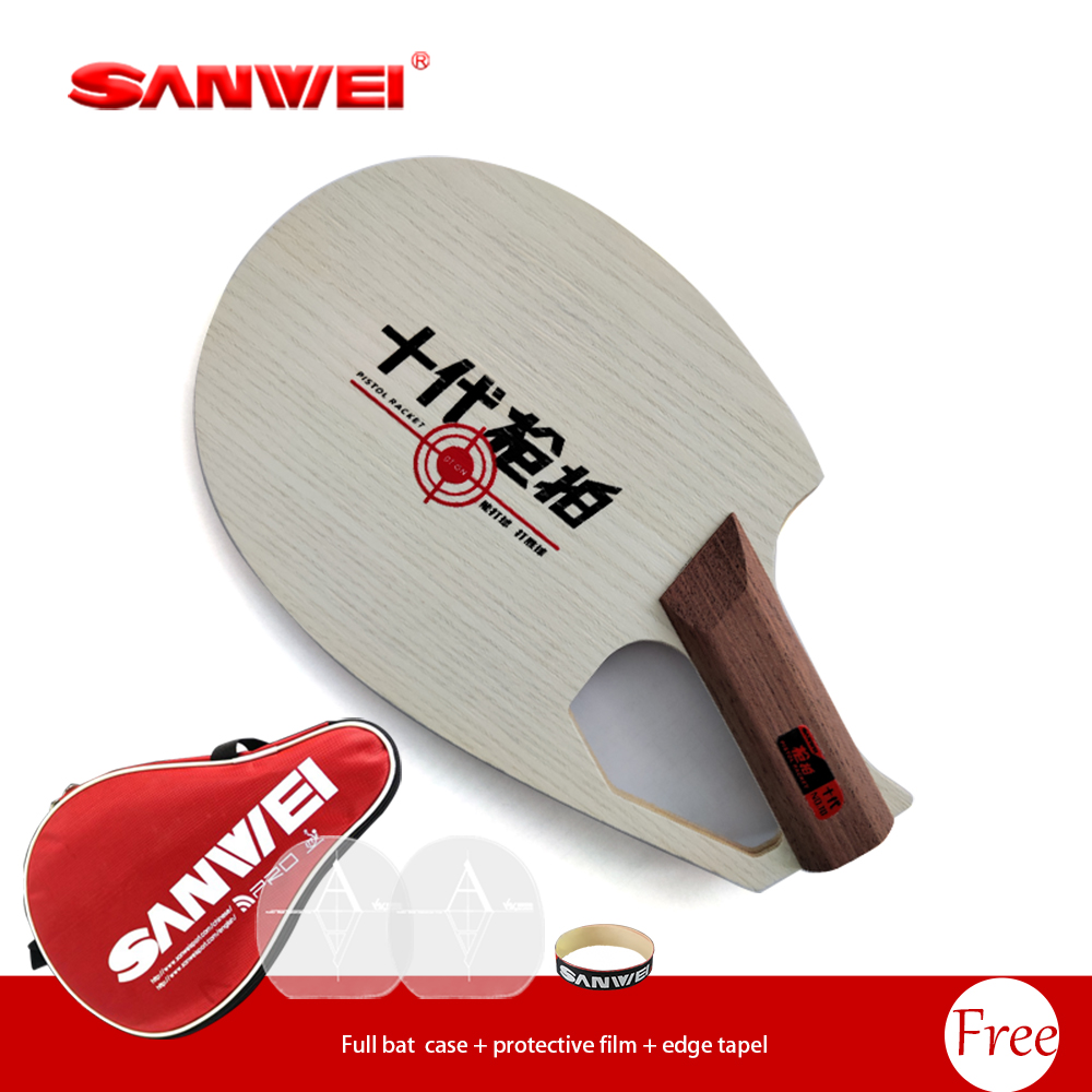 Original SANWEI Patented Pisto - Table Tennis Blade ulasan dan harga