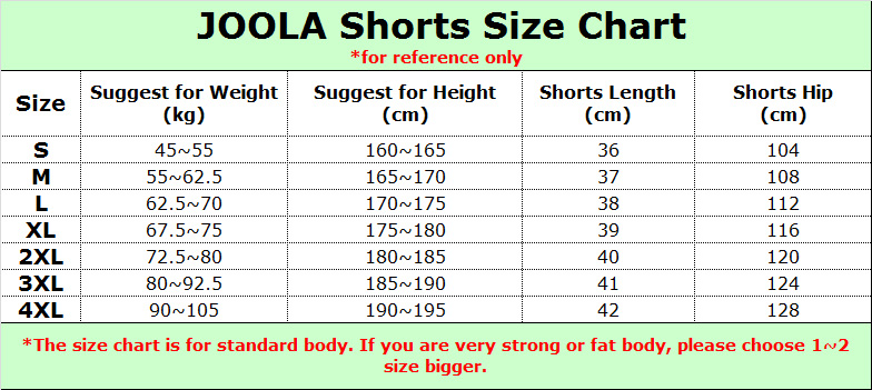 JOOLA 655S Table Tennis Shorts - Table Tennis Olympics ulasan dan harga