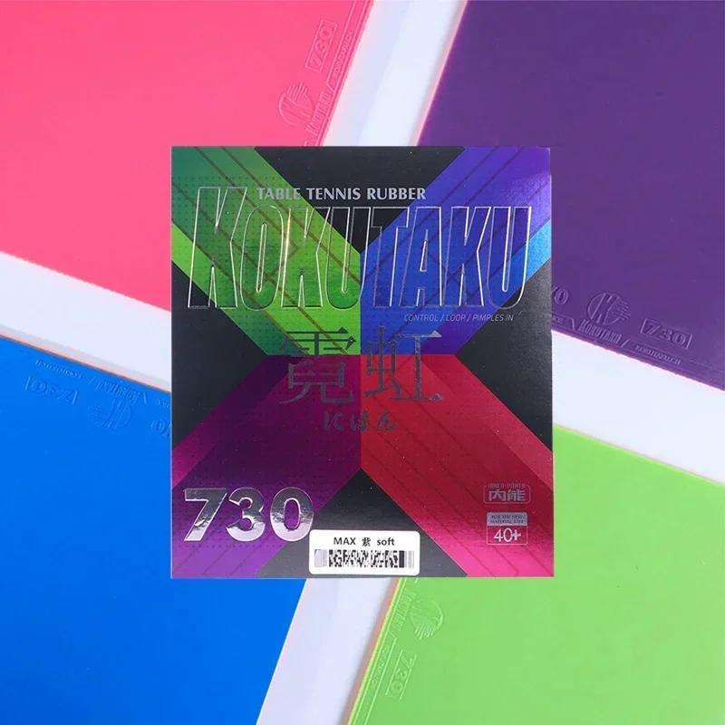 KOKUTAKO Colorful Neon 730 Tab - Table Tennis Forehand Rubber ulasan dan harga