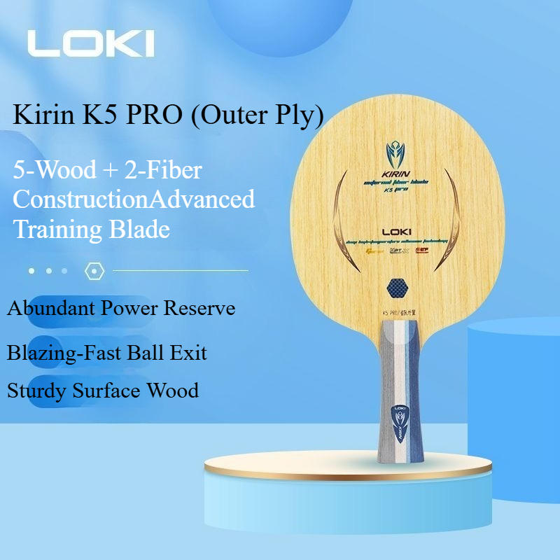 LOKI Kirin K5 PRO Table Tennis - Table Tennis Blade ulasan dan harga