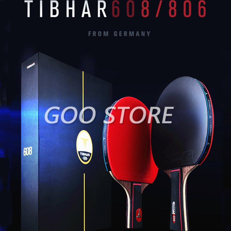 TIBHAR Table Tennis Racket 806 - Table Tennis Forehand Rubber ulasan dan harga