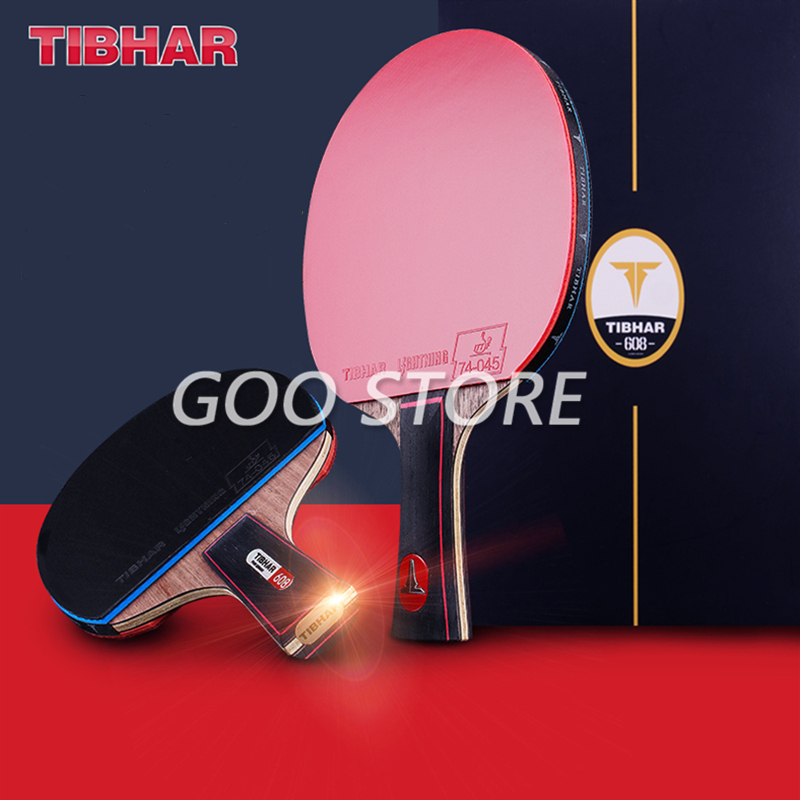 TIBHAR Table Tennis Racket 806 - Table Tennis Forehand Rubber ulasan dan harga