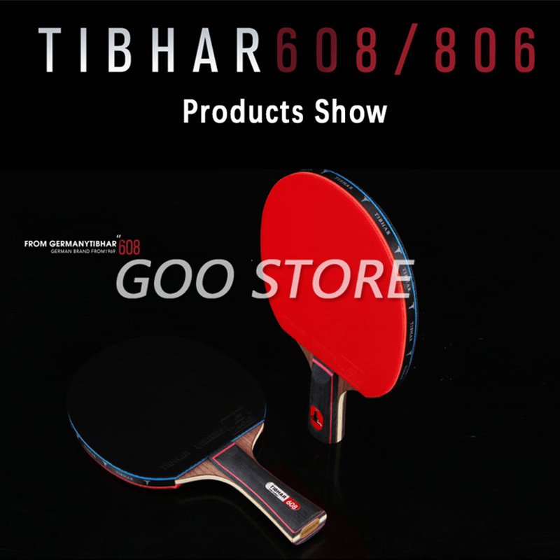 TIBHAR Table Tennis Racket 806 - Table Tennis Forehand Rubber ulasan dan harga