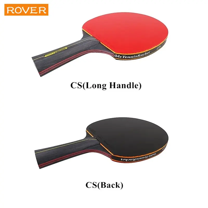 5/6 Star Table Tennis Racket 2 - Table Tennis Forehand Rubber ulasan dan harga