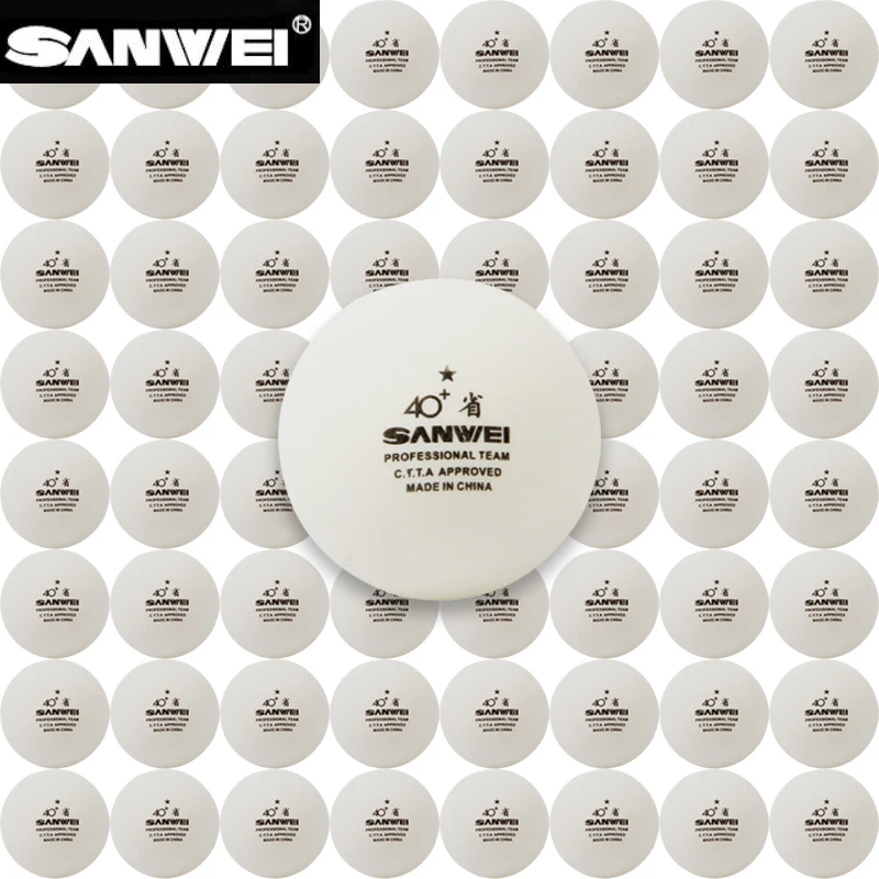 SANWEI 100pcs/pack 40+ Table T - Table Tennis Usa Team ulasan dan harga