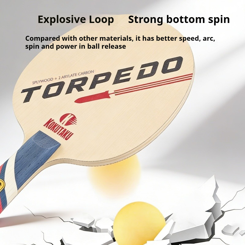 KOKUTAKU TORPEDO Table Tennis  - Table Tennis Blade ulasan dan harga