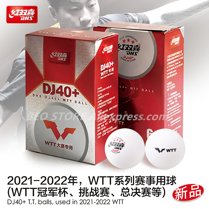 DHS DJ40+ 3-Star WTT Competiti - Table Tennis Olympics ulasan dan harga