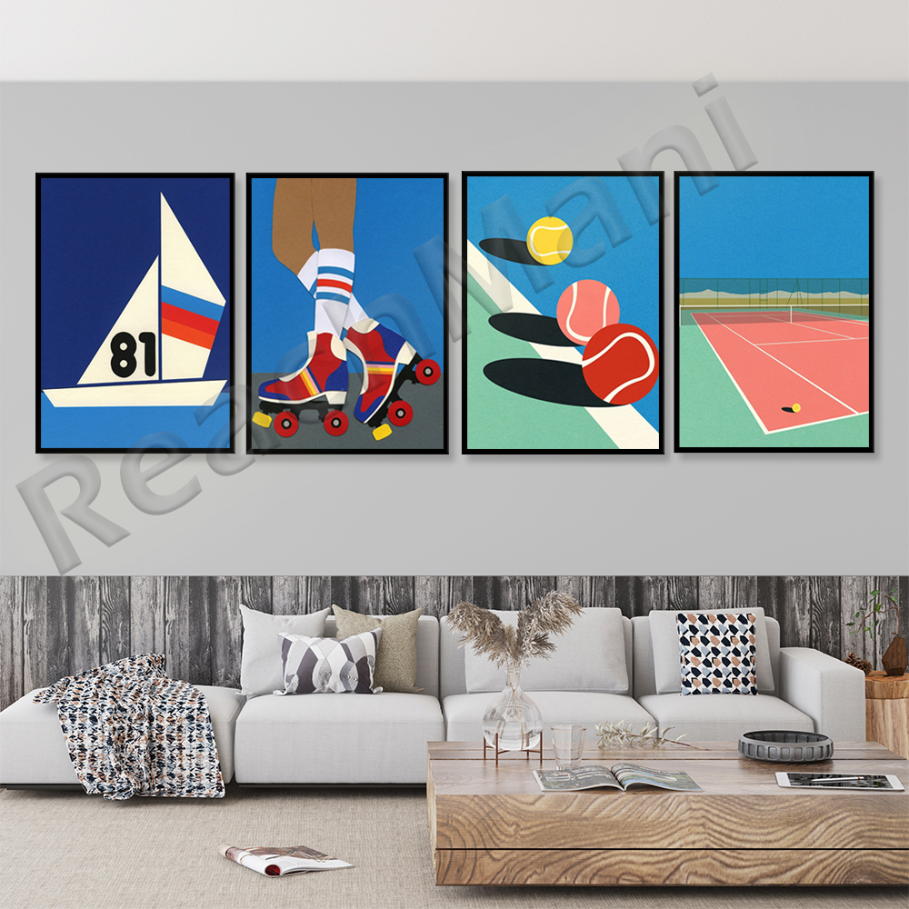 Table tennis poster,sport illu - Table Tennis Illustration ulasan dan harga
