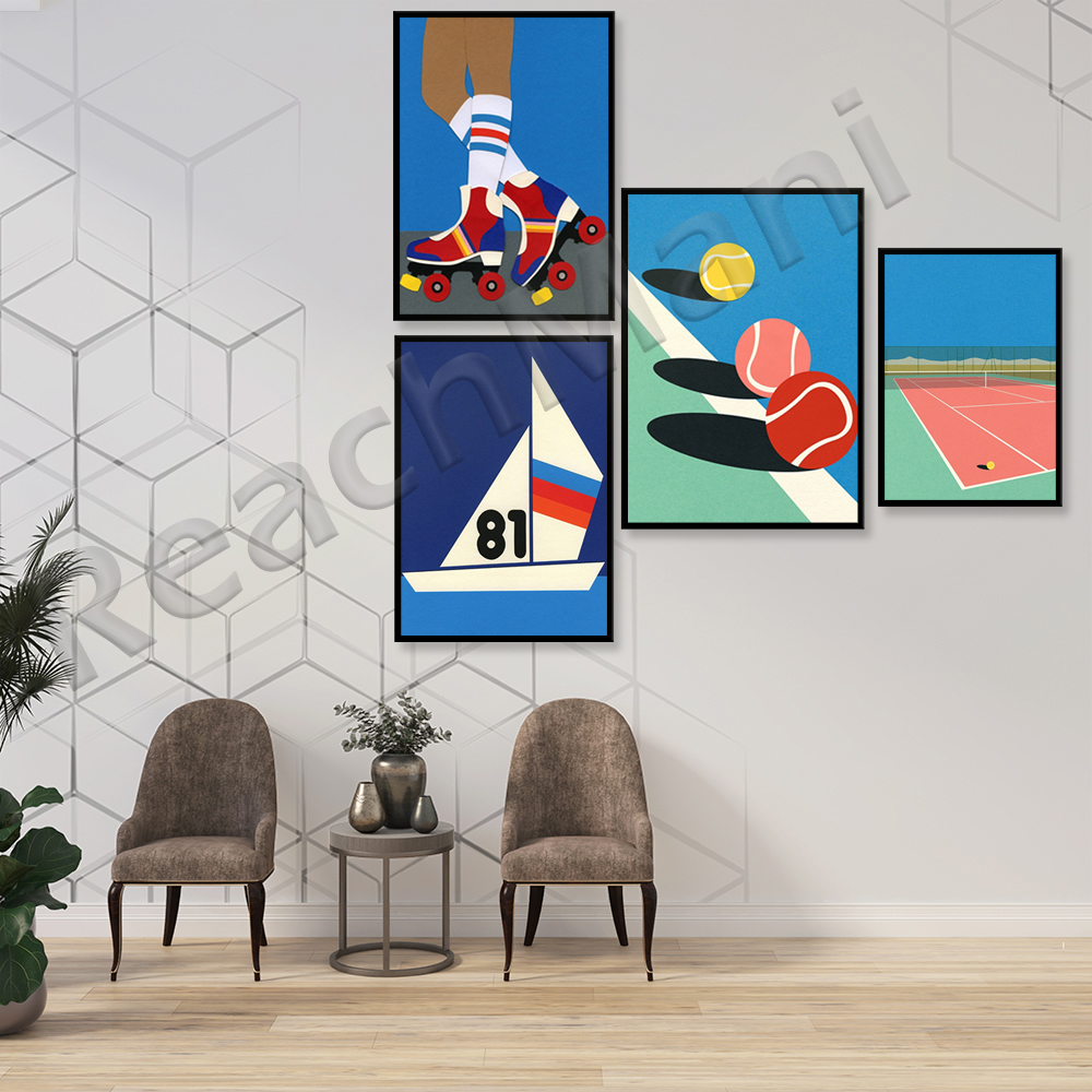 Table tennis poster,sport illu - Table Tennis Illustration ulasan dan harga