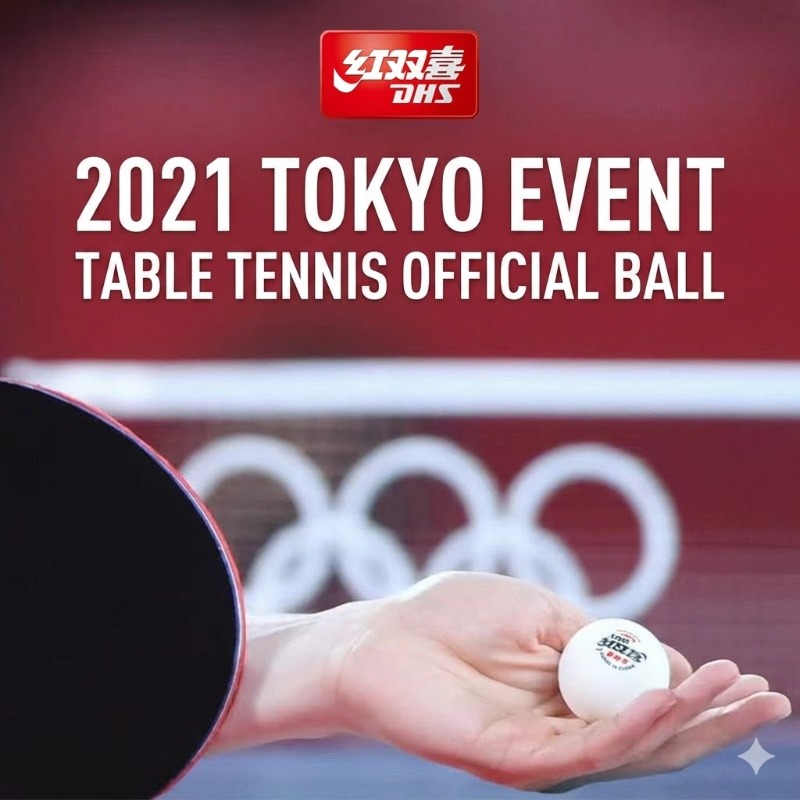 6pcs Original DHS WTT Ping Pon - Table Tennis Video Game ulasan dan harga