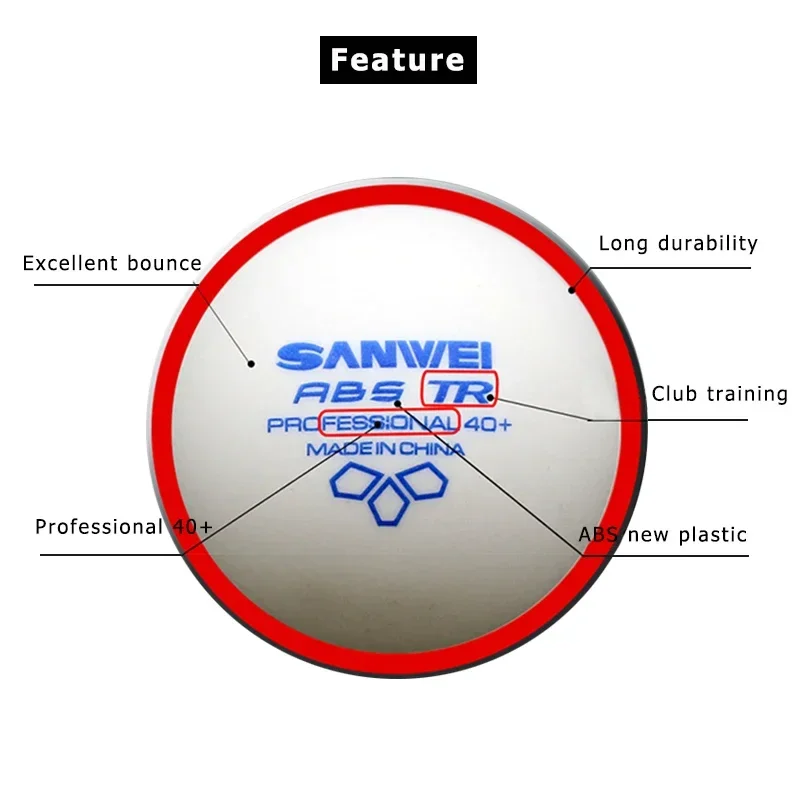 SANWEI TR 3 Star Table Tennis  - Table Tennis Olympics ulasan dan harga