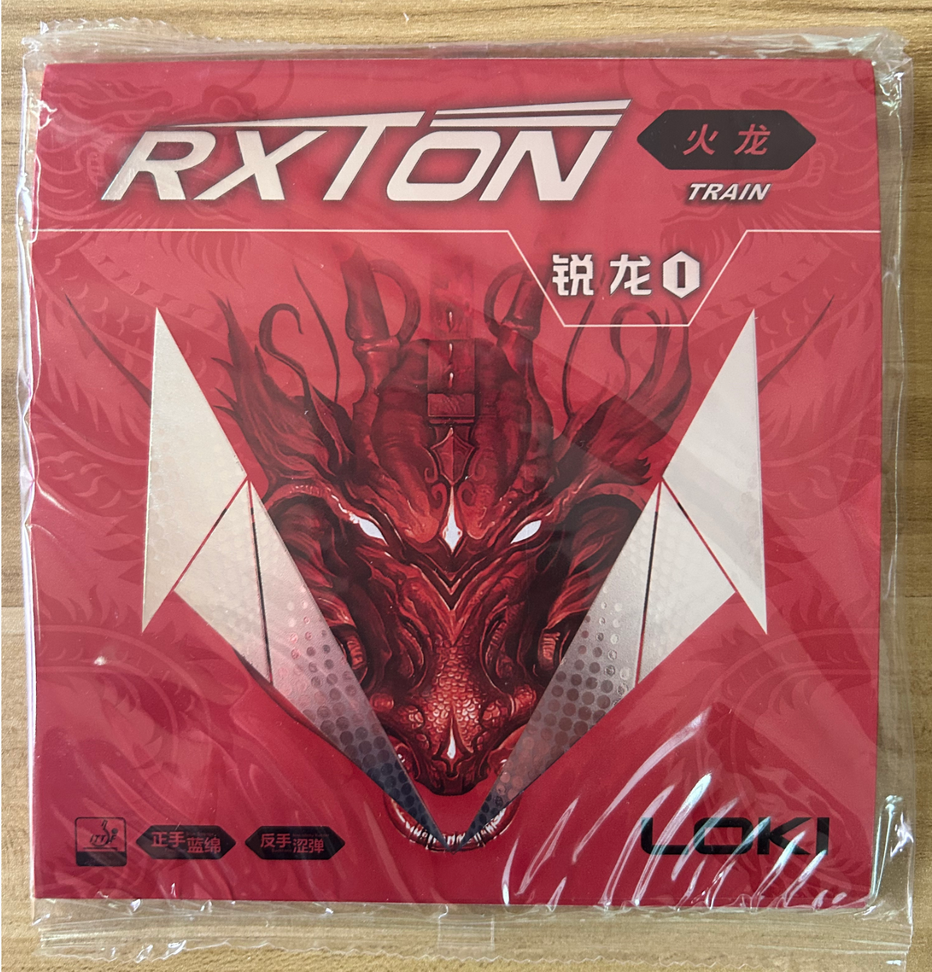 LOKI RXTON 1 FIRE DRAGON Table - Table Tennis Forehand Rubber ulasan dan harga