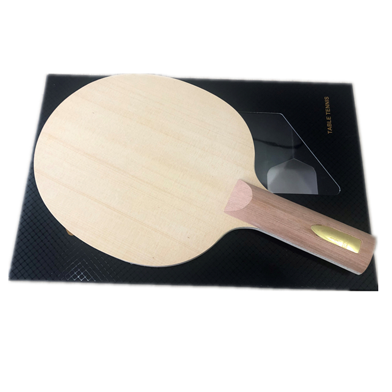 Stuor BLUE Carbon Hinoki Table - Table Tennis Zhang Jike ulasan dan harga