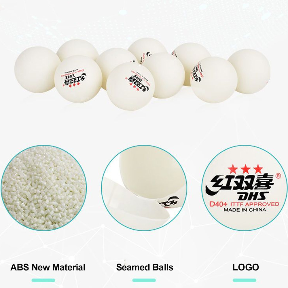 DHS D40+ DJ40+ Ping Pong Balls - Table Tennis Olympics ulasan dan harga