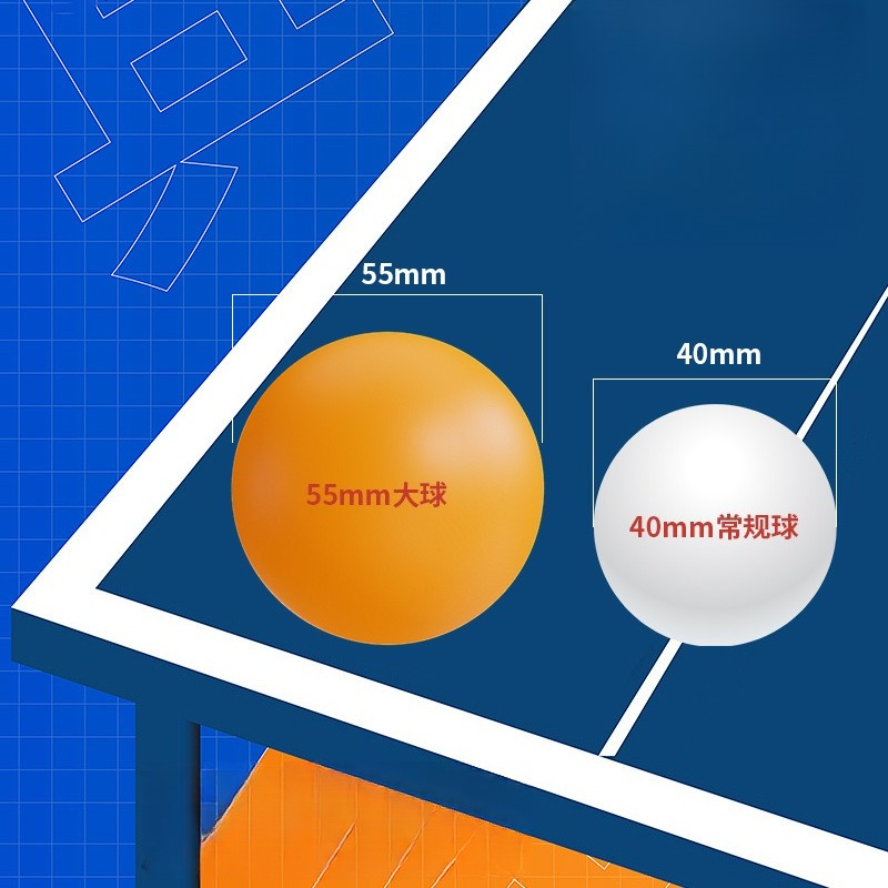 55Mm Table Tennis Large Ball H - Table Tennis Olympics ulasan dan harga